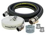 Abbott Rubber Co Inc 4 Rubber Hose Kit w/ Mxf QC Fittings A1210KIT40001130QC at Pollardwater