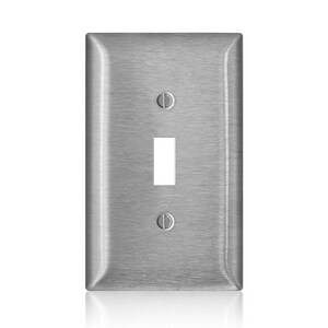 1 Gang Wall Plate in Stainless Steel