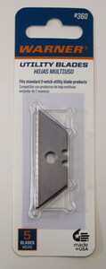 .025 in. Heavy-Duty Utility Blades (Package of 5)