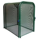 GuardShack™ NP Series Iron, Metal, Plastic, Stainless Steel and Steel 48 x 47 x 30 in. Hinged Enclosure with Gate GGSNP2G at Pollardwater