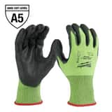 Milwaukee® 6 CUT 5 HIGH VIS GLOVES - L M48738952 at Pollardwater