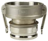 Dixon Valve & Coupling 3 x 4 in. Coupler x Adapter Aluminum Increasing Cam and Groove Adapter DG3040DAAL at Pollardwater