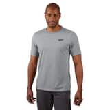 Milwaukee® Free-Flex HYBRID WORK TEE - SS GRAY L M603GL at Pollardwater