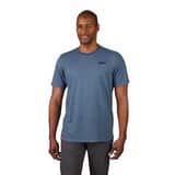 Milwaukee® Free-Flex HYBRID WORK TEE - SS BLUE L M603BLL at Pollardwater