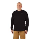Milwaukee® HYBRID WORK TEE - LS BLACK 3X M604B3X at Pollardwater