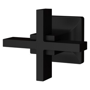 1-Hook Robe Hook in Matte Black