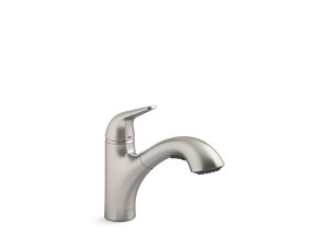 Single Handle Pull Out Kitchen Faucet in Vibrant® Stainless