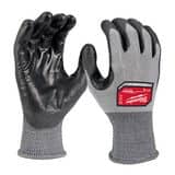 Milwaukee® Dipped Nitrile and Polyurethane Plastic Gloves in Grey M48738743B at Pollardwater