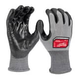 Milwaukee® Dipped Nitrile and Polyurethane Plastic Gloves in Grey M48738740B at Pollardwater