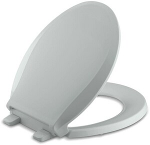 Round Closed Front Toilet Seat in Ice<TRADEM/> Grey