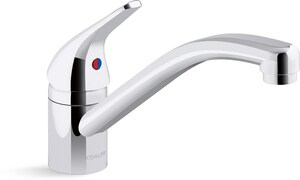 Single Handle Kitchen Faucet in Polished Chrome