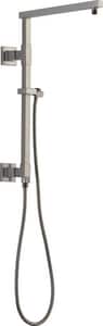 18 in. Shower Rail with Hose in Lumicoat Stainless