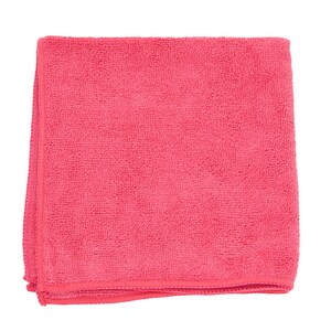 16 X 16 Microfiber Towel 220 Gsm Red
