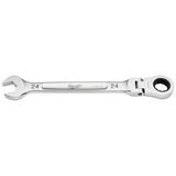 Milwaukee® 24MM FLEX HEAD RATCHETING COMBINATION WRENCH M45969624 at Pollardwater