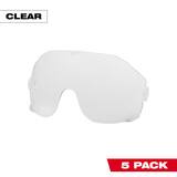 Milwaukee® Bolt™ 5PK CLEAR EYE VISOR REPLACEMENT LENSES M48731450 at Pollardwater