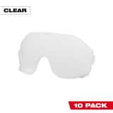 Milwaukee® Bolt™ 10PK CLEAR EYE VISOR REPLACEMENT LENSES M48731451 at Pollardwater