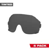 Milwaukee® Bolt™ 5PK TINTED EYE VISOR REPLACEMENT LENSES M48731452 at Pollardwater