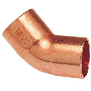 3/4" C x 1/2" C 90-Degree Reducing Copper Elbow 