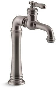 Kohler Artifacts® 1-Hole Bar Faucet with Single Lever Handle in Vibrant Stainless - 99268-VS ...