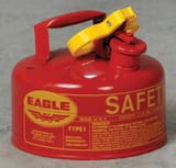 Eagle Type I Gasoline Safety Can with Funnel in Red EUI10FS at Pollardwater
