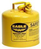 Eagle Type I 5 gal. Type I Metal Safety Gas Can in Yellow EUI50SY at Pollardwater