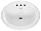 American Standard Rondalyn Countertop Sink With 4 Faucet Holes White for sale online 