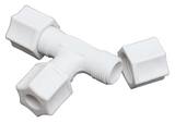 Jaco 1/4 in. Tube Straight Polypropylene Compression Union Tee J704 at Pollardwater