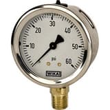 WIKA Bourdon 4 in. Standard Pressure Gauge W9699053 at Pollardwater