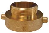 Dixon Valve & Coupling 2-1/2 in. FNST x 1-1/2 in. MNST Brass Hydrant Adapter Pin Lug DHA2515F at Pollardwater