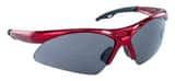 SAS Safety Diamondbacks™ Plastic Safety Glass with Red Frame and Grey Lens S5400001 at Pollardwater