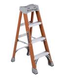 Louisville Ladder 19-1/2 in. x 4 ft. 300 lbs. Fiberglass Step Ladder LFS1504 at Pollardwater