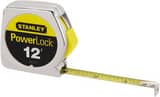 Stanley PowerLock® 1/2 in. x 12 ft. Tape Rule in Polished Chrome S33212 at Pollardwater