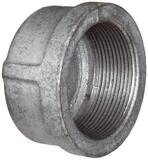 4 in. FPT 150# Global Galvanized Malleable Iron Cap IGCAPP at Pollardwater