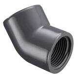 819 Series 1/4 in. FIPT Threaded Straight Schedule 80 PVC 45 Degree Elbow S819002 at Pollardwater