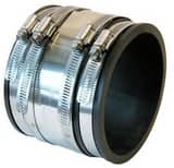 Fernco 1056 Series Clamp Plastic Coupling with Stainless Steel Band F105644RC at Pollardwater
