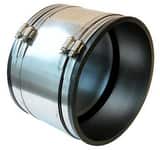 Fernco 1051 Series 6 in. Clamp Plastic Coupling with Stainless Steel Band F105166RC at Pollardwater