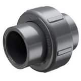 2000 Series 3/8 in. Socket Straight Schedule 80 PVC Union with EPDM O-Ring Seal S897003 at Pollardwater