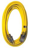RAPTOR® 12/3 Gauge 50 ft. SJTW Heavy Duty Lighted Extension Cord in Yellow RAP31202 at Pollardwater