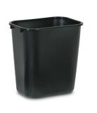 Rubbermaid 13-5/8 qt Waste Container in Black NFG295600BLA at Pollardwater