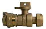 A.Y. McDonald 3/4 in. Compression x Meter Flanged Straight Ball Valve Lead Free M76100MW22F at Pollardwater
