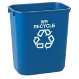 Rubbermaid 2956-73 Series 7 gal Deskside Medium Recycling Container in Blue NFG295673BLUE at Pollardwater