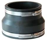 Fernco 1002 Series 4 in. Clamp Plastic Coupling with Stainless Steel Band F100244 at Pollardwater