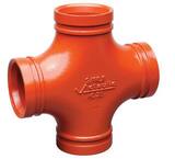 Victaulic Style 35 2-1/2 in Grooved End Cross Pipe Fitting 