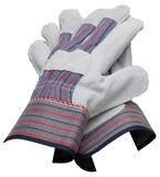 PROSELECT® Cowhide Leather General Duty Driver Gloves in Grey, Blue and Red PSG20452 at Pollardwater