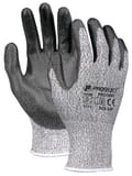 PROSELECT® M Size Knit Cut and Abrasion Resistant Reusable Gloves with Rubber Palm in Grey PSG12252 at Pollardwater