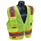 Radians Surveyor Safety Vest in Hi-Viz Green RSV62ZGM3X at Pollardwater