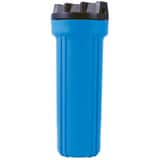 Watts PWHP Series 3/4 in. Inlet/Outlet 2-1/2 in. X 10 in. Blue Filter Housing WPWHP1034BPR at Pollardwater
