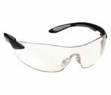 Uvex Ignite™ Polycarbonate Safety Glasses with Black and Sliver Frame in Reflect 50 US4402 at Pollardwater