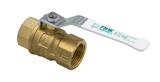 Matco-Norca 757TLF 3 in. Forged Brass Full Port Threaded 600# Ball Valve M757T10LF at Pollardwater
