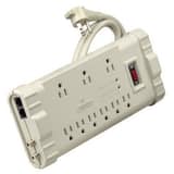 LEVITON 9-Outlet 15A 120V Surge Protector Power Strip LS2000PS at Pollardwater